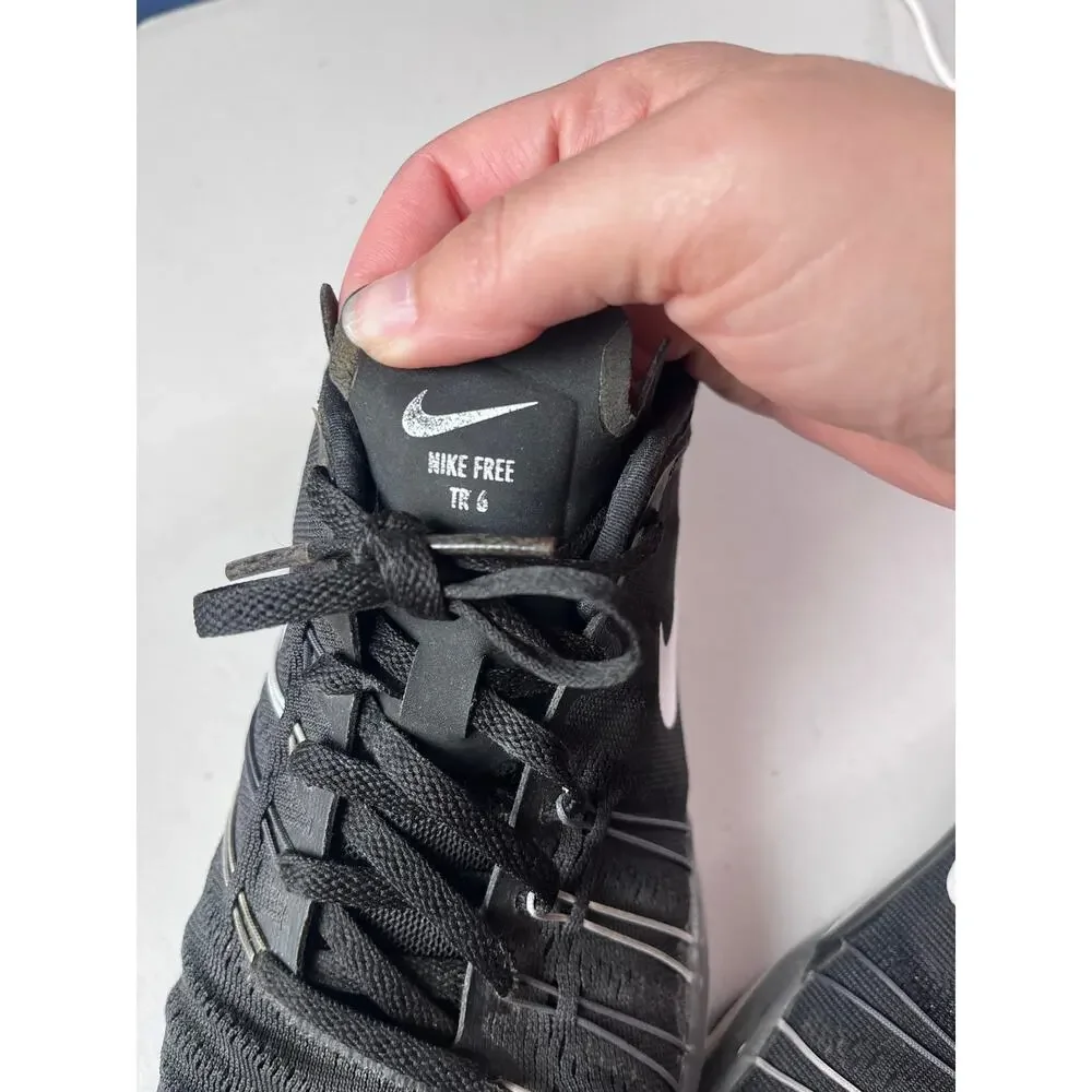 Nike Free TR 6 Black Training Shoes Mesh Sneakers Womens Size 8.5